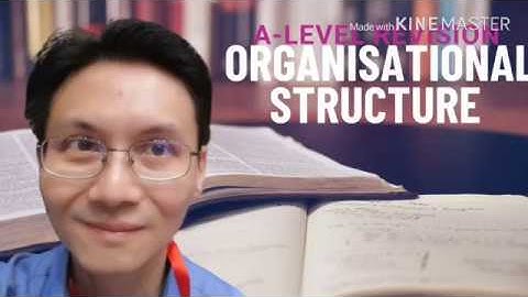 A2 Level Revision Organisational Struture