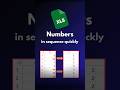 Quickly Bring Excel Numbers in Sequence⚡#exceltutorial