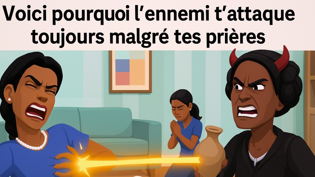 Voici pourquoi l’ennemi t’attaque toujours malgré tes prières.#animationchretienne