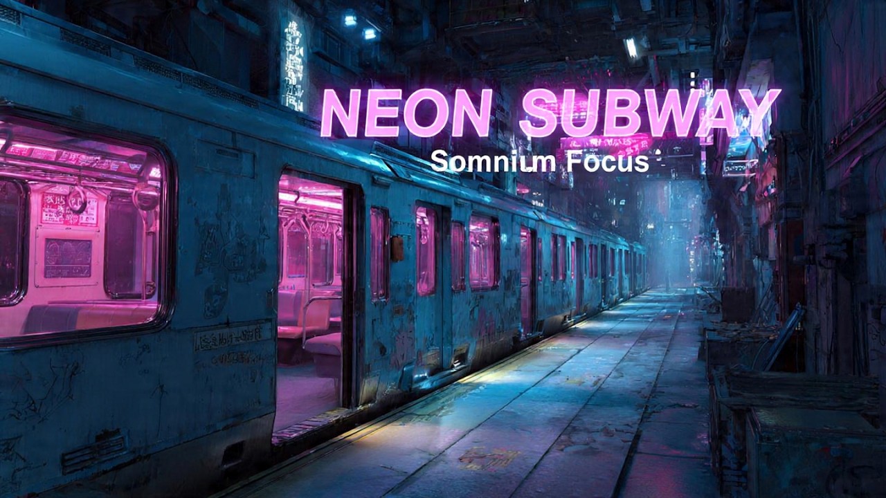 Cyberpunk Subway – Deep Focus Techno & Flow State (3H) | Somnium Focus
