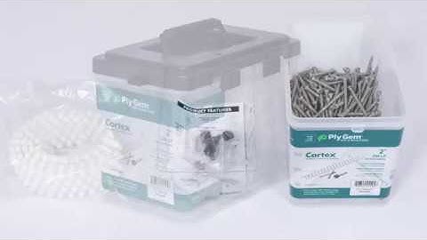 Cortex Hidden Fasteners For PVC Trim