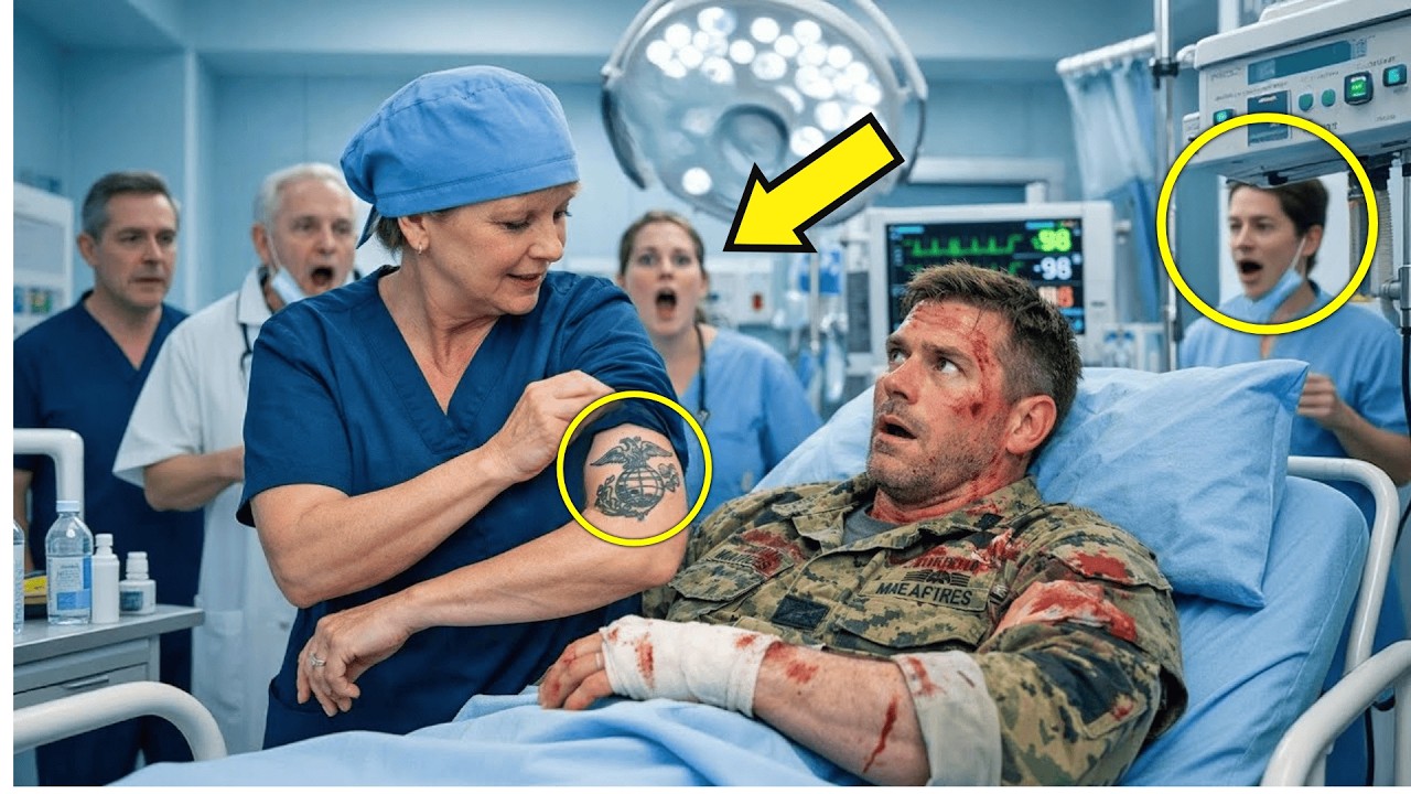 Merijalkaväen komentaja kieltäytyi avusta… kunnes sairaanhoitaja paljasti yksikkötatuointinsa