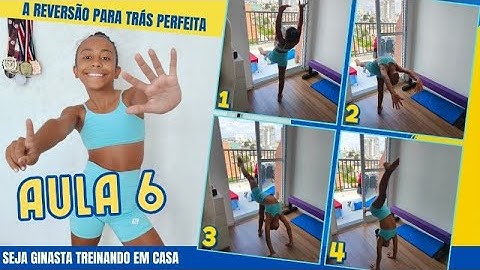 GINÁSTICA ARTÍSTICA  PARA CRIANÇAS | COMO FAZER A REVERSÃO PARA TRÁS  -  AULA 6