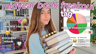 mid-year book freakout tag ✨ best books of 2023 so far, biggest disappointment, & more