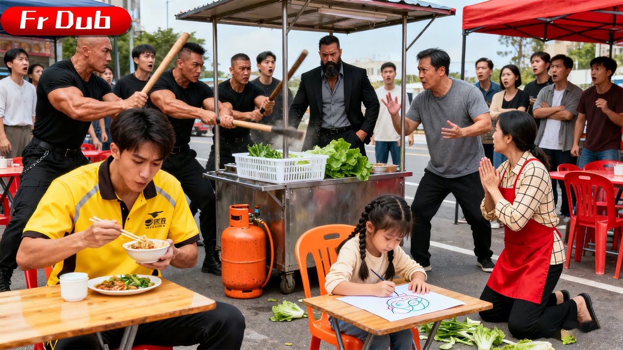 Ayant vu tyran maltraiter couple de vendeurs sourds-muets,le dieu de la guerre,furieux, rasa sa base