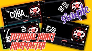 Tutorial kunci kinemaster simple mudah || lyric maker.
