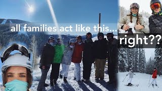 FAMILY SKI TRIP *chaotic vlog* @hannahmeloche