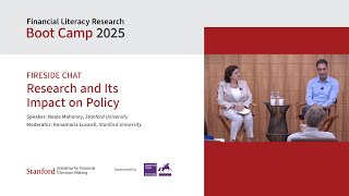 Fireside Chat with Neale Mahoney: “Research and its Impact on Policy”