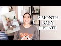 8 Month Baby Update! | Crawling? BLW, Breastfeeding Less? Sleep & Milestones!
