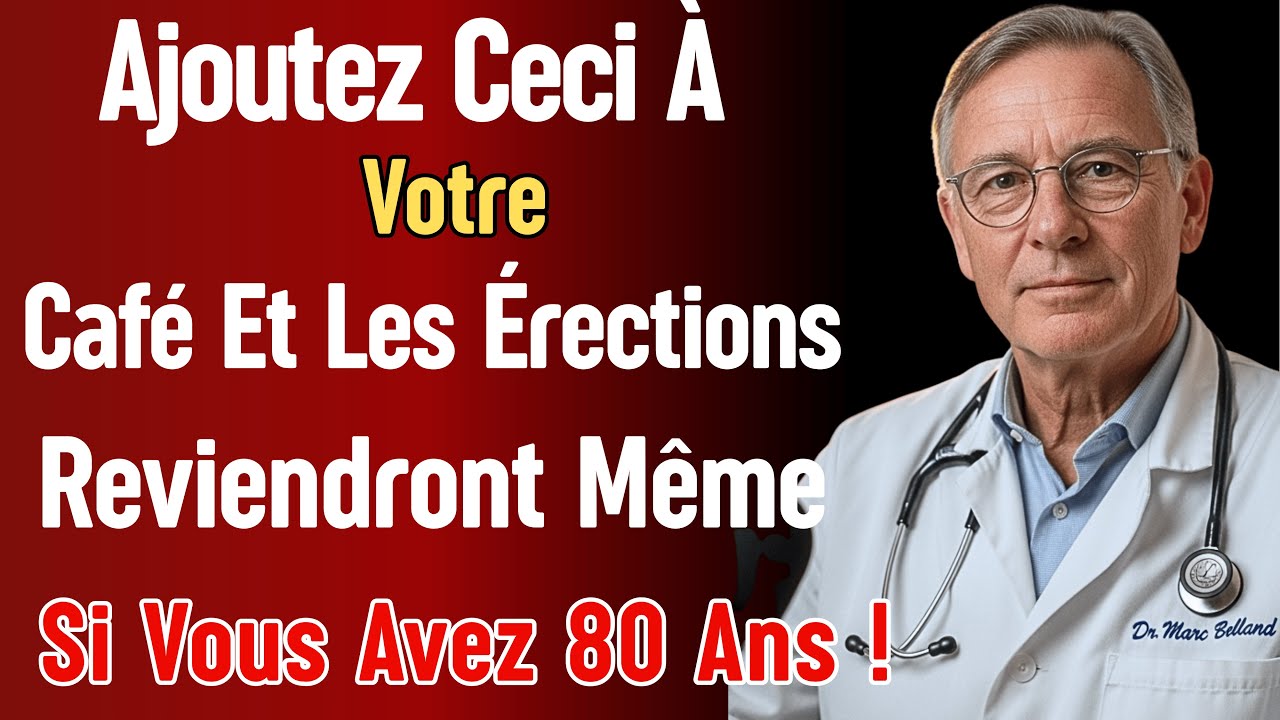 UROLOGUE  AJOUTEZ CECI À VOTRE CAFÉ ET LES ÉRECTIONS REVIENNENT MÊME À 80 ANS  Dr Marc Belland