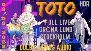 TOTO | Full Live | HDR | Dolby Vision | @gronalundstivoli Stockholm 🇸🇪 9-8-2022