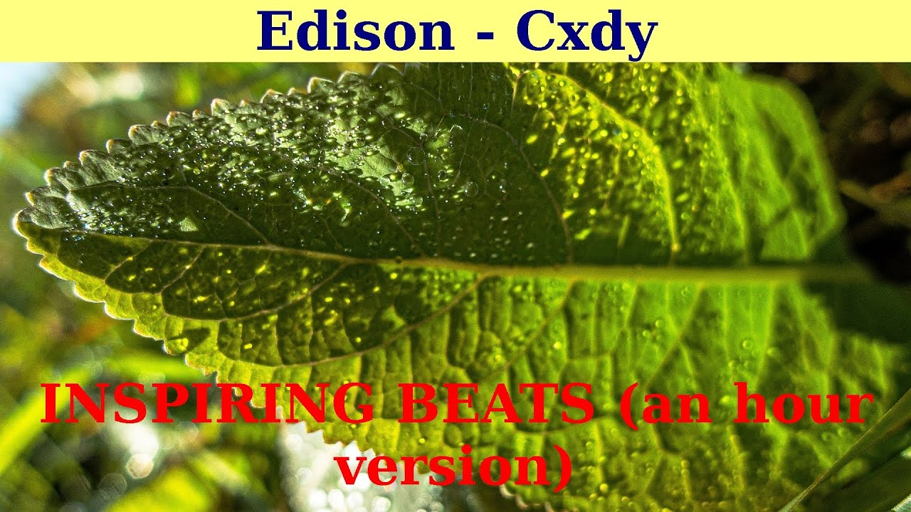 INSPIRING BEATS. || Edison by Cxdy. || An hour version.