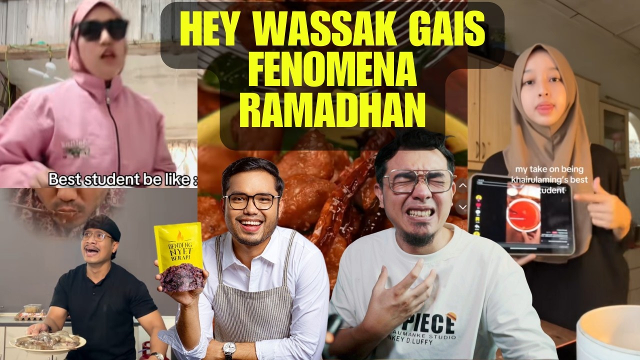 AHAHA! Content Creator Khairul Aming, viral sampai 1 malaysia jadi student memasak dia!