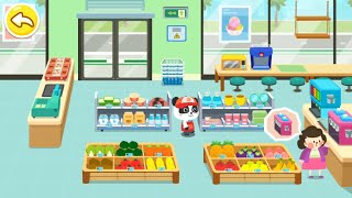 Baby Panda's Town: Supermarket | BabyBus Kids Games #141 screenshot 5