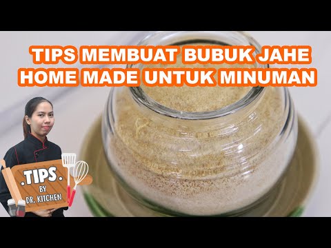 Cara Membuat Serbuk Jahe Merah