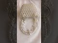 Beautiful Handmade Pearl Beaded Bag BeadBeauty Shorts 
