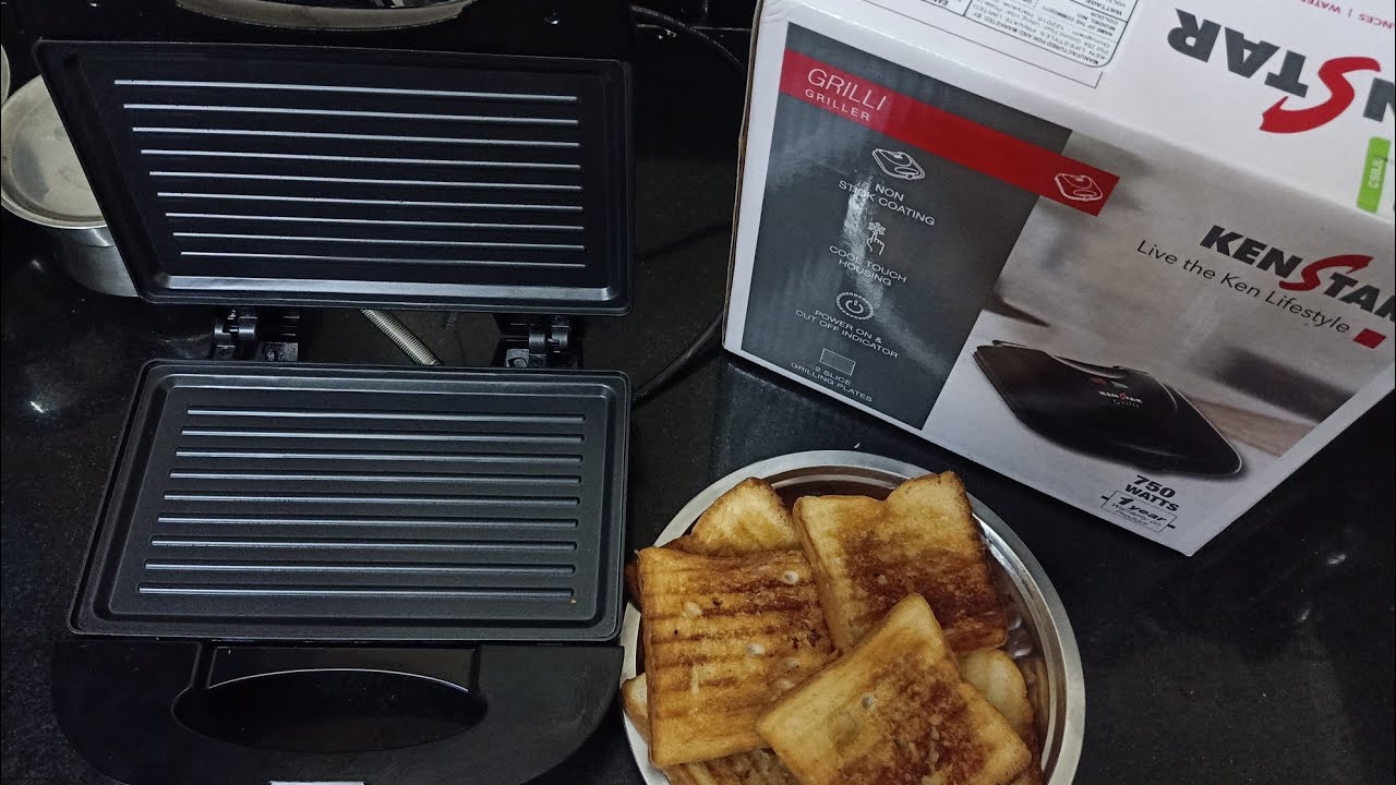 Kenstar review in BreadToster & Sandwich Maker YouTube