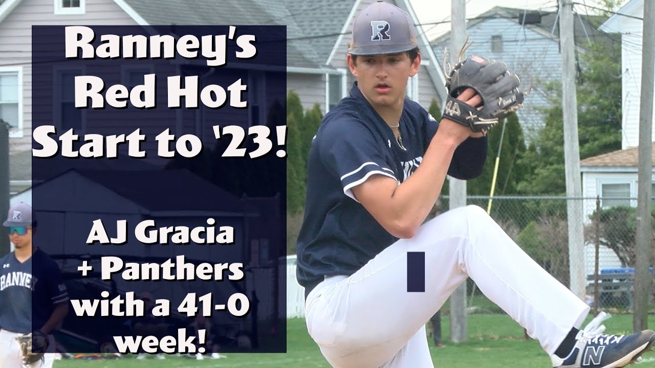 Ranney 12 Manasquan 0 (5 innings) | HS Baseball | AJ Gracia 8 Ks in 4 ...