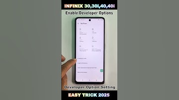 HOW TO ENABLE DEVELOPER OPTIONS IN  INFINIX HOT 30 ,30i ,40 ,40i – OPEN HIDDEN OPTIONS 2025