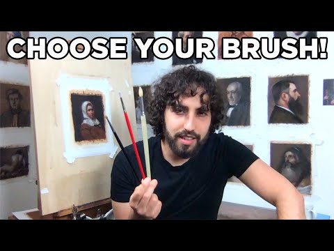 How to Choose Your Brush - Art Supplies Explained