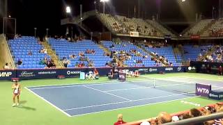 Stefanie Dubois - Garbiñe Muguruza at Rogers Cup 2014