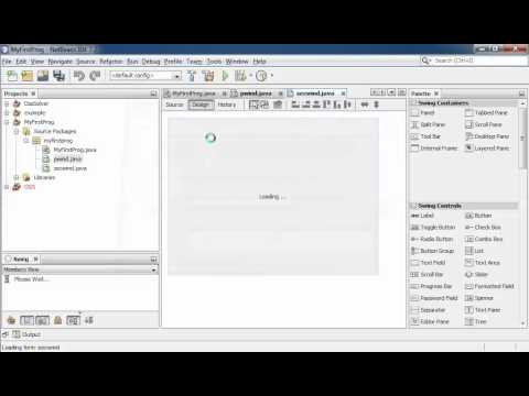 GUI in NetBeans IDE -Arabic Toutrial - Part three(2/2) (multi-JFrames)