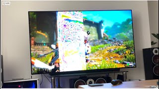 LG C9 OLED Screen Artifact / Glitch Problem