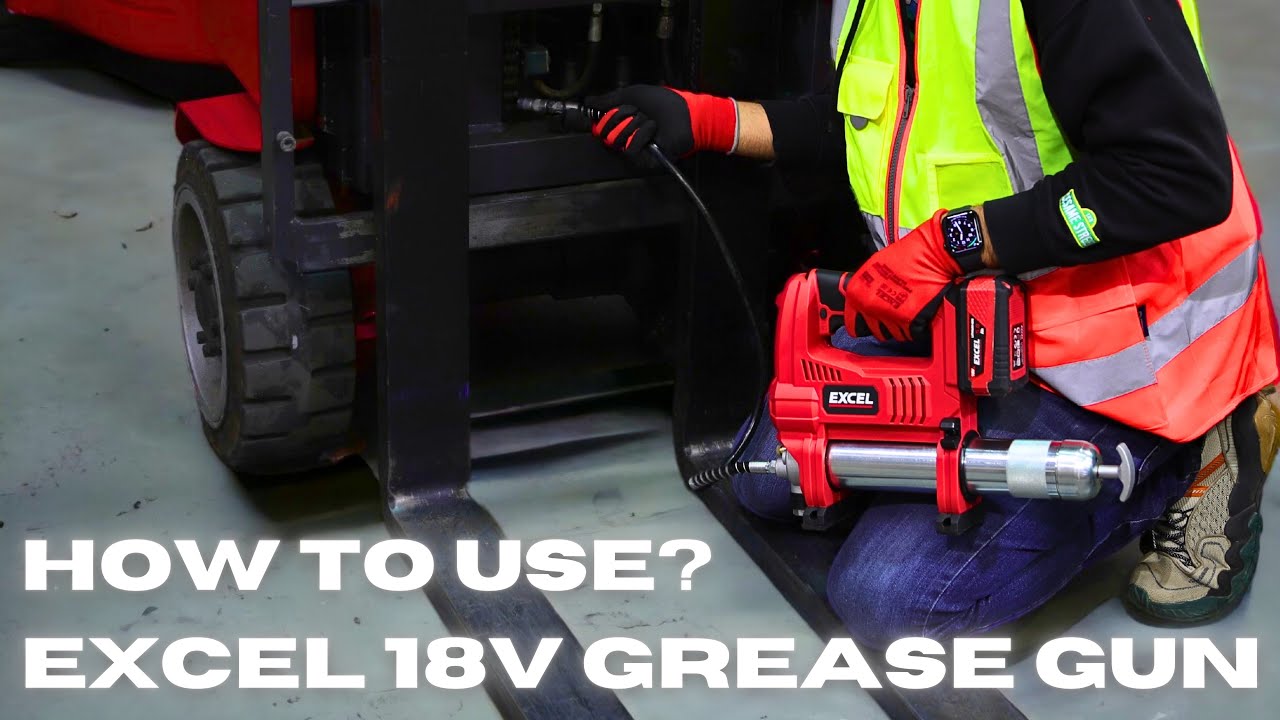 Milwaukee M18GG-0 18V M18 Grease Gun with 1 x 5.0Ah Battery Charger &