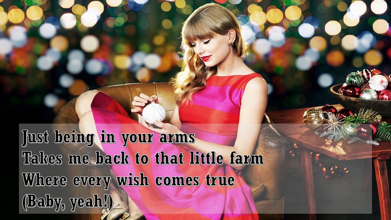 Taylor Swift Christmas Tree Farm (Lyrics) YouTube