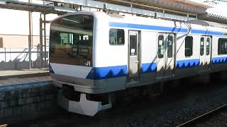 常磐線　E531系K402編成　331M　普通 水戸 行　赤塚駅着発　2024.03.09