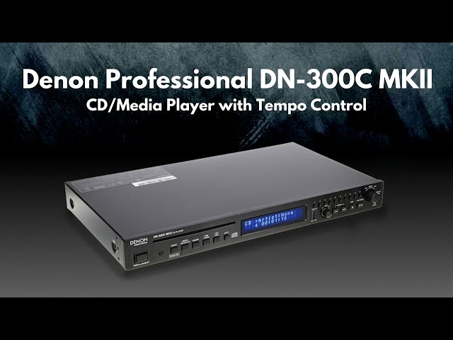 Denon Professional DN-300C MKII CD/Media Player with Tempo Control