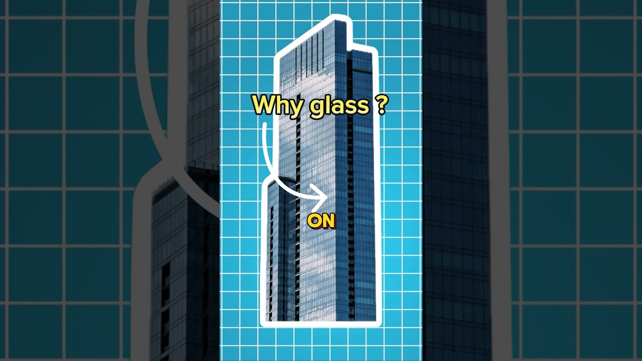 Why skyscrapers have glass on the outer walls? 