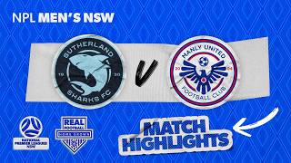 NPL Men's NSW Round 8 Highlights –Sutherland Sharks v Manly United