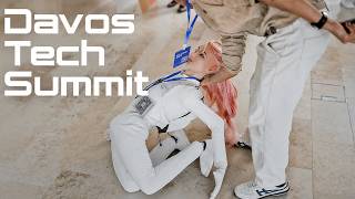 Watch Moya Walk & Speak at 2026 Davos Tech Summit! She Feels Human!