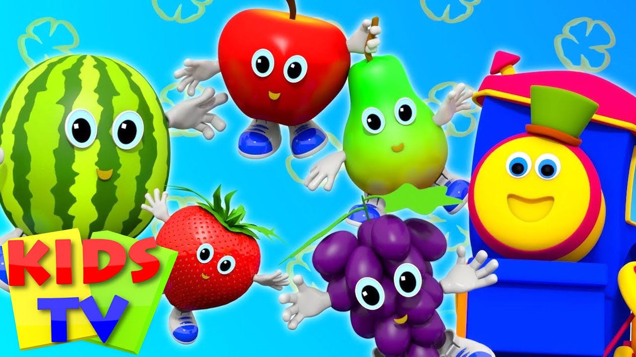 Fruits Song  Learning Street With Bob The Train   Nursery Rhymes  Song For Toddlers by Kids Tv