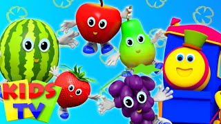 Fruits Song Learning Street With Bob The Train Nursery Rhymes Song For Toddlers By Kids Tv