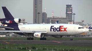 FedEx Express MD-10-10F N10060 Takeoff from Narita International Airport 16R
