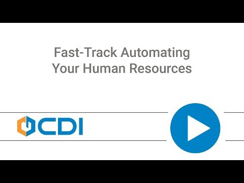 Fast Track Automating Your Human Resources by CDI