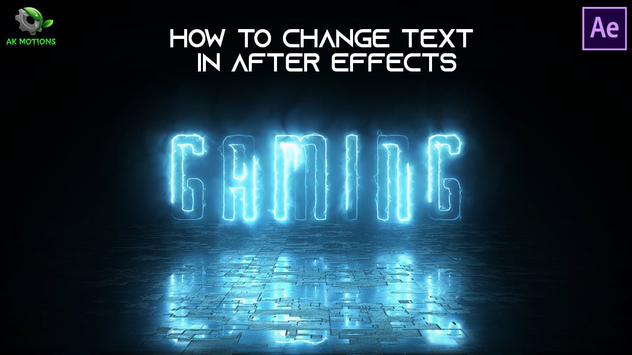 How To Change The Text In After Effects | Saber Plugin - YouTube