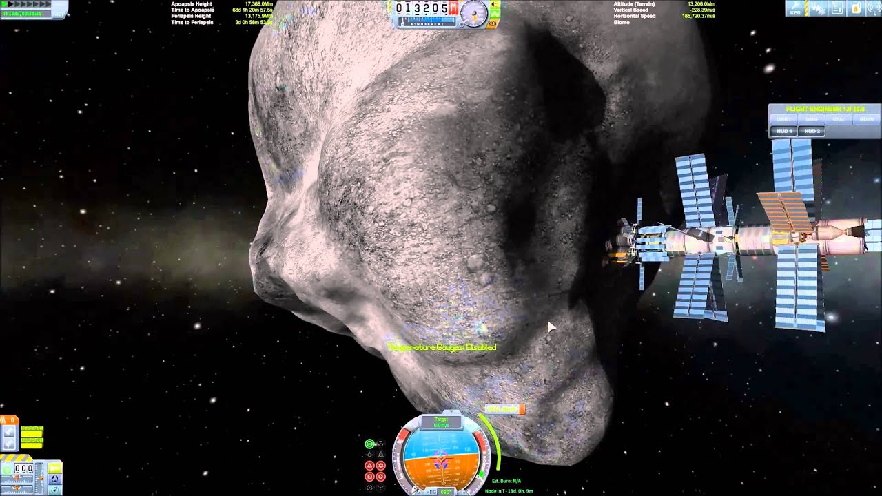 The Tedium of Pushing a Class E "Huge" Asteroid - Kerbal Space Program ...