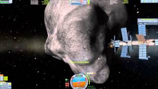 The Tedium of Pushing a Class E Huge Asteroid - Kerbal Space Program v1.0.2
