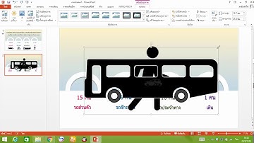 ตัวอย่างการทำ Infographic ภาพเคลื่อนไหวด้วย Program PowerPoint