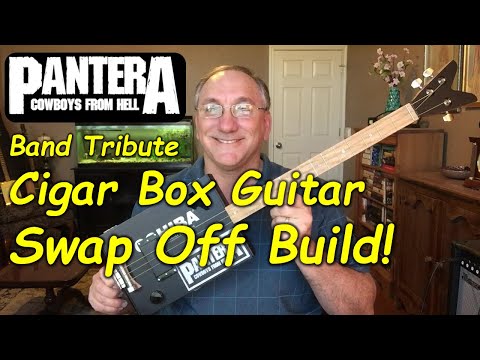 "Pantera" Band Tribute Cigar Box Guitar Swap-Off Build!
