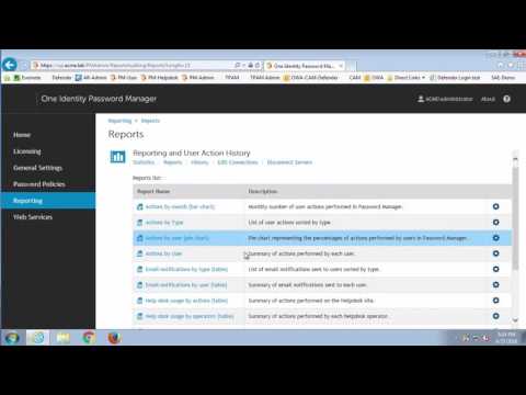 Learn how to use the reporting interface in Password Manager