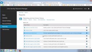Learn how to use the reporting interface in Password Manager
