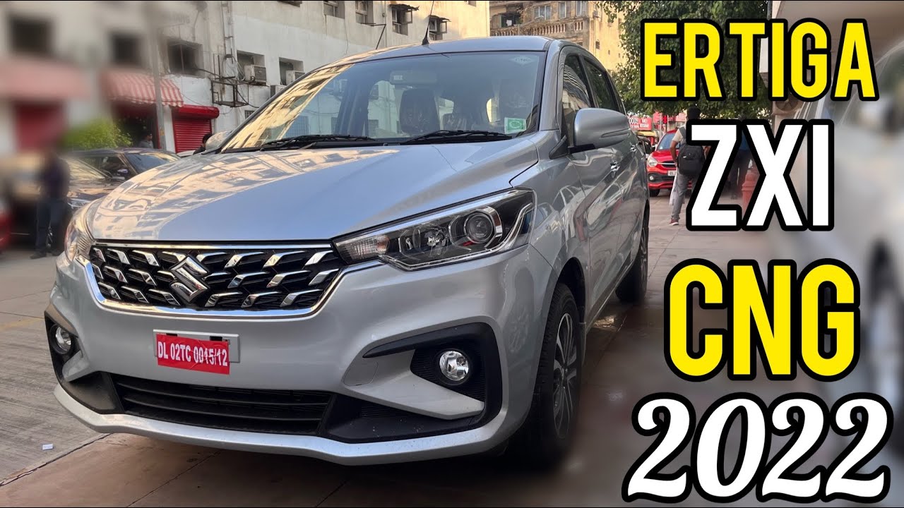 Ertiga Zxi Cng 2022 Model 🔥 Detailed WalkAround, Features, Safety