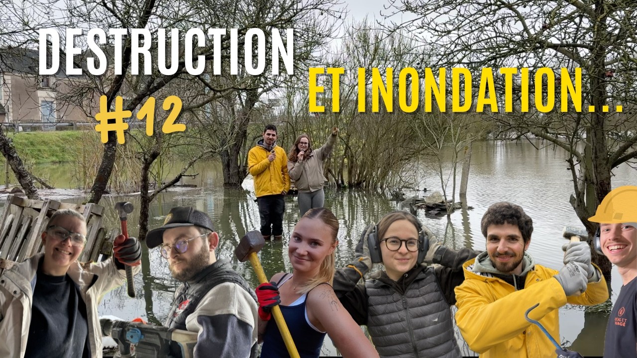 CRUE HISTORIQUE : notre maison en travaux sous l'eau 😱 (EP 12)