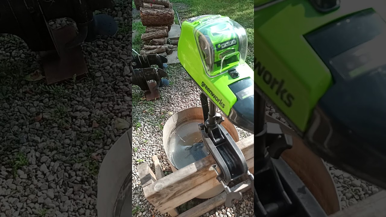 Greenworks 40v Trolling Motor unbox and review YouTube