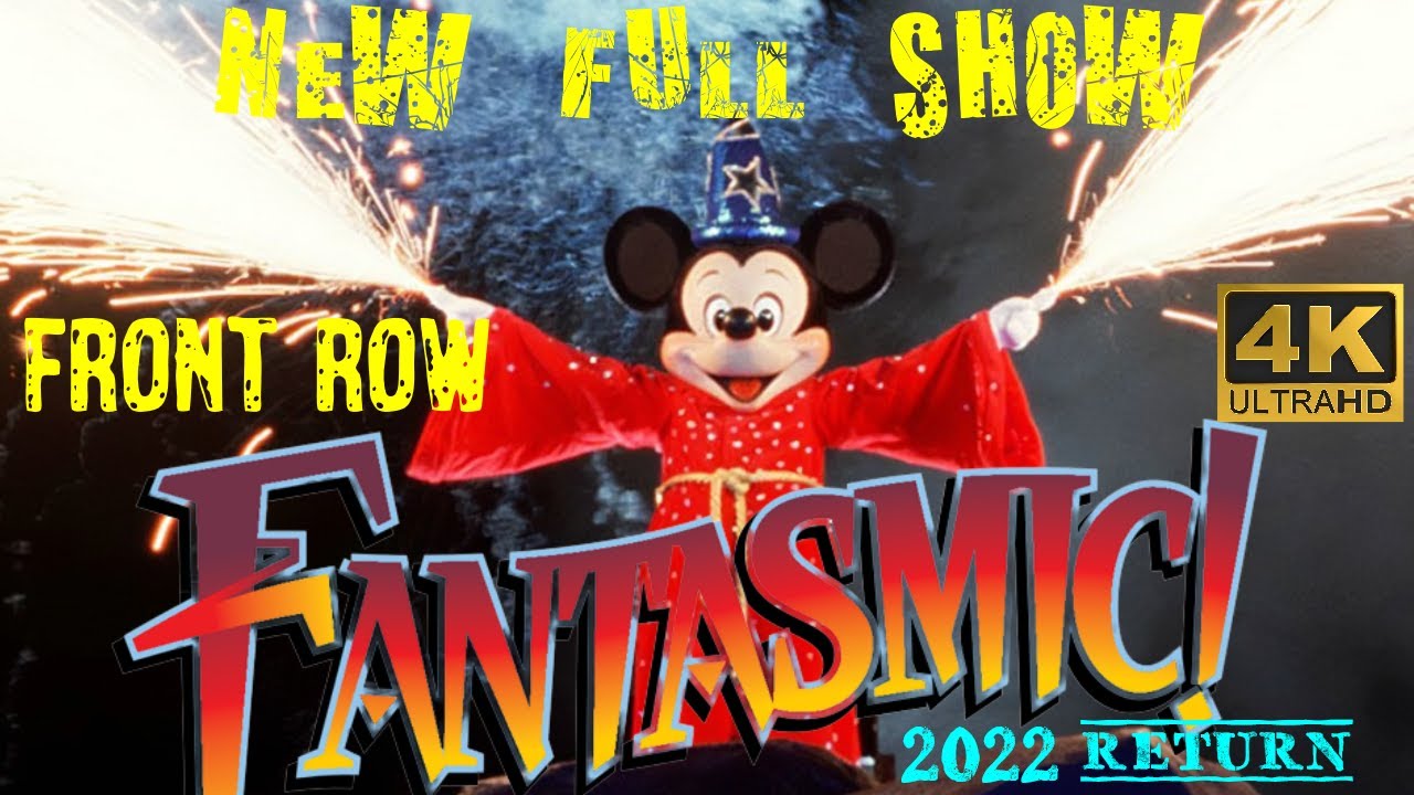 Fantasmic Returns with a new Hero scene live from the FRONT ROW in brilliant 4k60fps