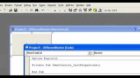 Video 26: VB 6 Programming, Creating Your Own User Control And Propertry Part 1